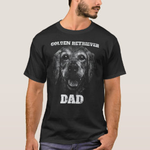 T-shirt Papa Retriever Doré Père de Chien Amateur de Chien