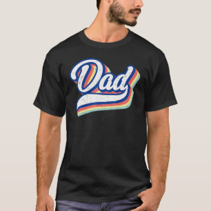 T-shirt Papa Retro Fête des pères Nouveau Père Papa Papa P