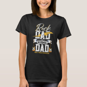 T-shirt Papa Rock Homme Comme Un Papa Normal Mais Beaucoup