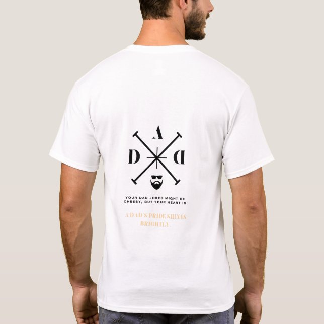 T-shirt Papa : Roi du canapé (Dos)