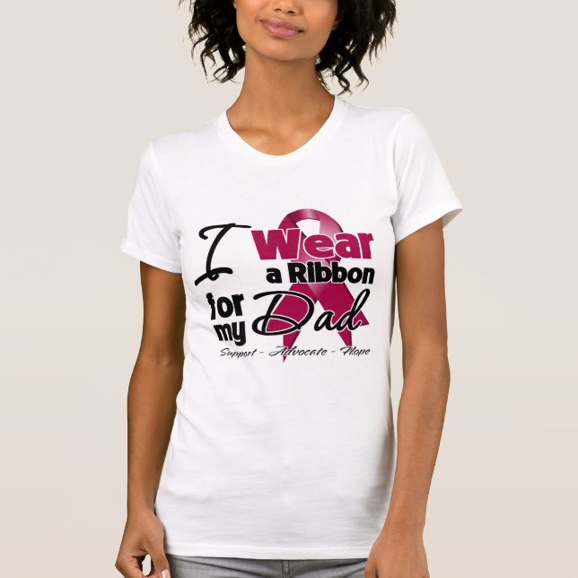 T-shirt Papa - ruban de myélome multiple (Devant)