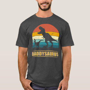 T-shirt Papa Saurus Pour Papa T Rex Dinosaur Drôle