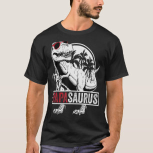 T-shirt Papa Saurus rex Hommes Fête des pères Famille Corr