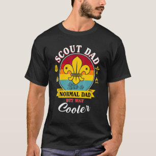 T-shirt Papa scout comme un père normal mais comme des pèr