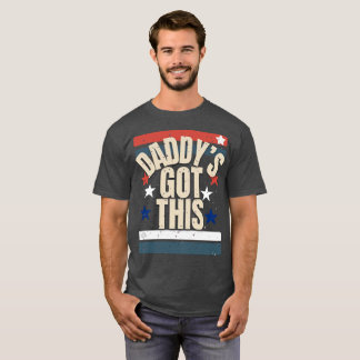 T-shirt « Papa s'en charge » - Drôle de rétro vint