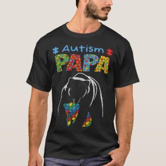 T-shirt Papa sensibilisation autisme enfant autistique sen