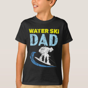 T-shirt Papa ski nautique Ski nautique Meilleur papa de to