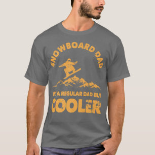 T-shirt Papa Snowboard Homme Papa Ski Drôle Skieur pour ho