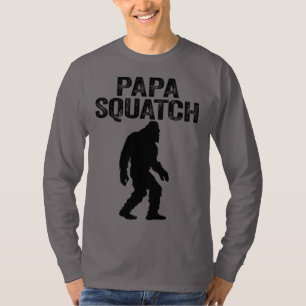 T-shirt Papa Squatch Funny Bigfoot - Cadeau Fête des pères