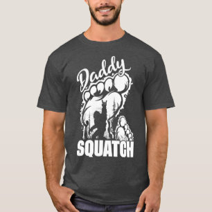 T-shirt Papa Squatch Papa Bigfoot Sasquatch Fête des pères