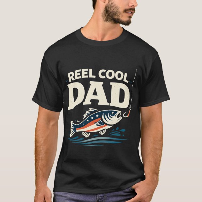 T-shirt Papa super cool (Devant)