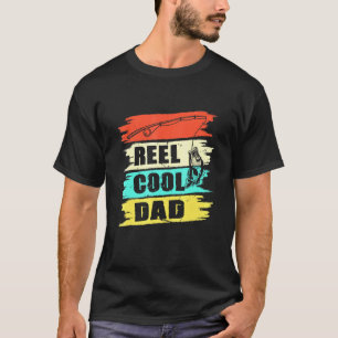 T-shirt Papa Super Pêcheur Poisson Papa Cool Fête des Père