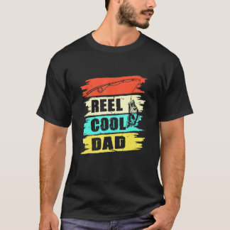 T-shirt Papa Super Pêcheur Poisson Papa Cool Fête des Père