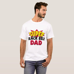 T-shirt Papa superbe de ceinture noire