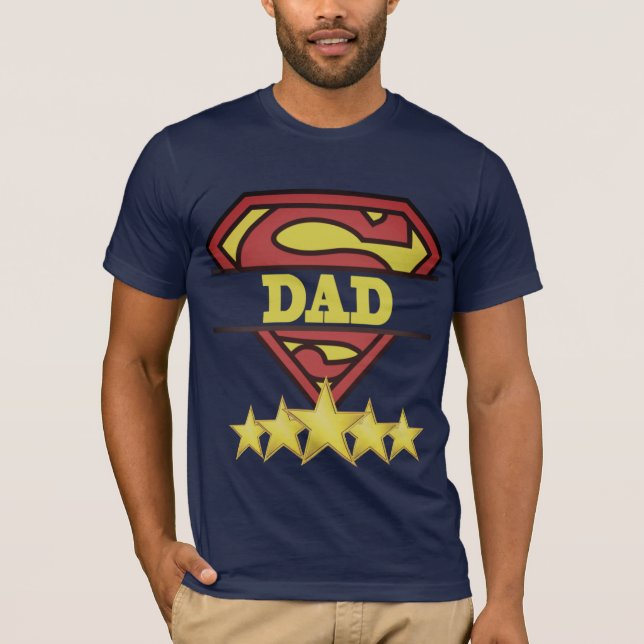 T-shirt Papa SuperStar (Devant)