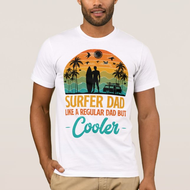 T-shirt Papa Surfeur  (Devant)