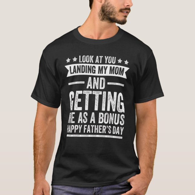 T-shirt Papa Te Regarde Atterrir Ma Mère Qui M'Ait Comme U (Devant)