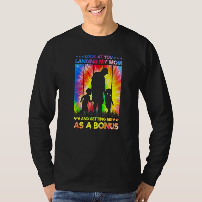 T-shirt Papa Te Regarde Atterrir Ma Mère Qui M'Ait Comme U (Devant)