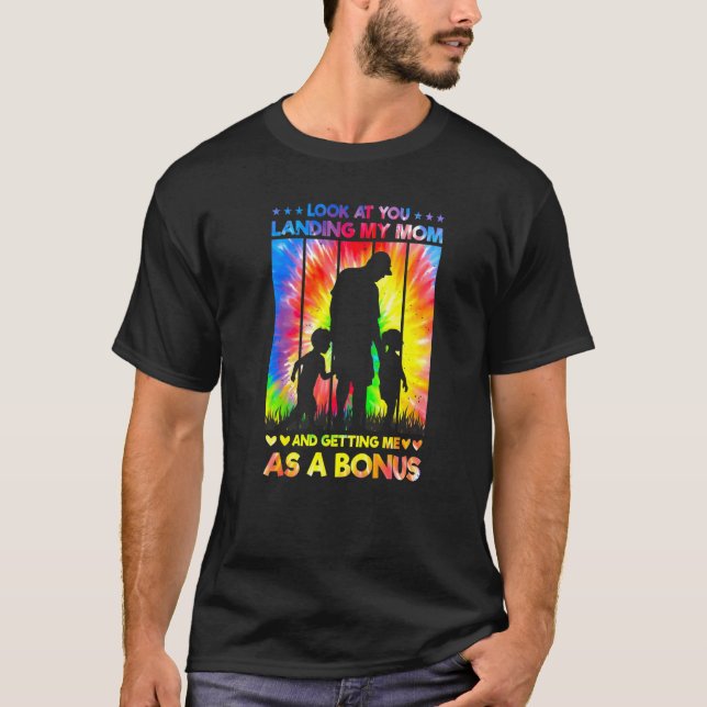 T-shirt Papa Te Regarde Atterrir Ma Mère Qui M'Ait Comme U (Devant)