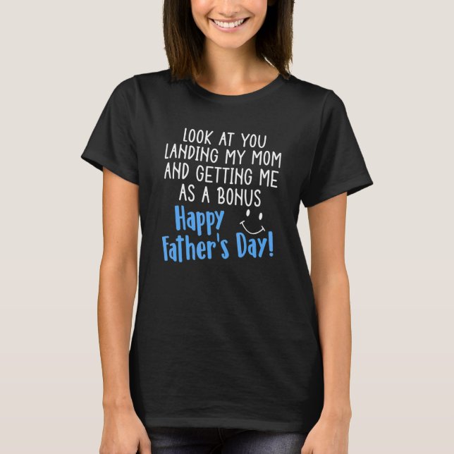 T-shirt Papa Te Regarde Atterrir Ma Mère Qui M'Ait Comme U (Devant)