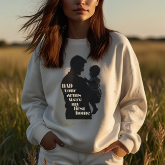 T-shirt Papa, Tes Bras Étaient Ma Première Maison | Pour f