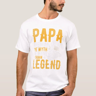 T-shirt Papa the Man the Myth the