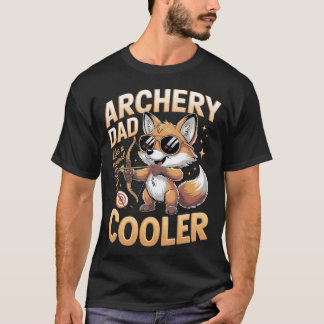 T-shirt Papa Tir à l'Arc Comme Un Papa Normal Mais