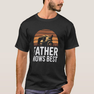 T-shirt Papa tond le meilleur jardin père tondeuse jardini