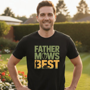 T-shirt Papa Tond le Mieux Drôle Jardinage Papa Vintage