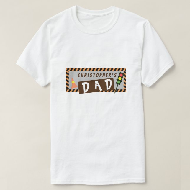 T-shirt papa Transport (Design devant)