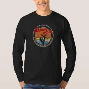 T-shirt Papa travaille sur le pôle, alors maman n'a pas be