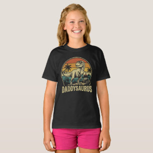 T-shirt Papa Trex Dinosaure Papasaurus Rétro Fête des Père