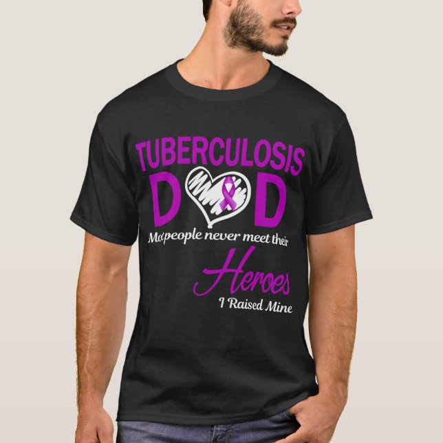 T-shirt Papa tuberculose que j'ai élevé (Devant)