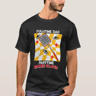 T-shirt Papa Tueur d'Araignées avec des Araignées & un Tue