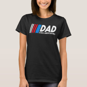 T-shirt Papa Un Véritable Héros Américain Bonne Fête des p