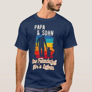 T-shirt Papa und Sohn Vintage Partnerlook Vater Vatertag
