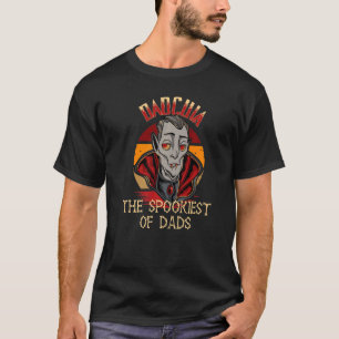T-shirt Papa Vampire Effrayant Costume Amusant d'Halloween