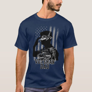 T-shirt Papa vétéran