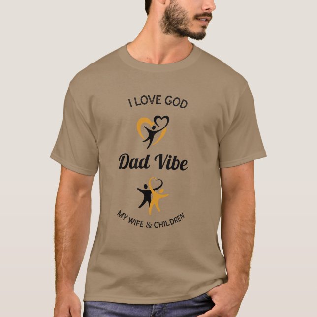 T-shirt Papa Vibe (Devant)