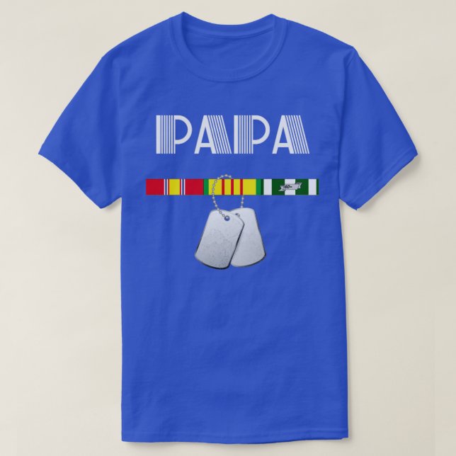 T-shirt Papa Viet Nam Vétérinaire Viêt-Nam Cadeaux anciens (Design devant)