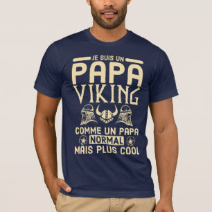 T-SHIRT PAPA VIKING HUMOUR
