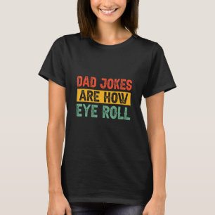 T-shirt Papa Vintage Papa Jour Père Les Blagues Papa Sont
