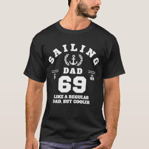 T-shirt Papa voile drôle Bateau Fondé en 1969