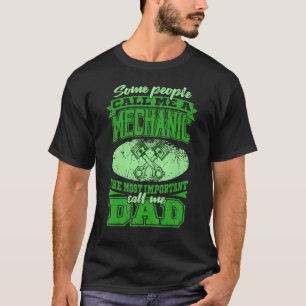 T-shirt Papa voiture mécanicien auto mécanicien Papa