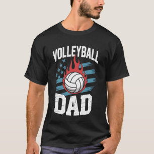 T-shirt Papa volley-ball Supporteur bruyant dans les gradi