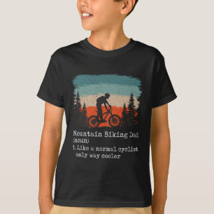 T-shirt Papa VTT Drôle Cycliste, Cyclisme, Vélo D