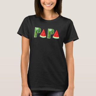 T-shirt Papa Watermelon Melon Summer Frutti Tutti Party