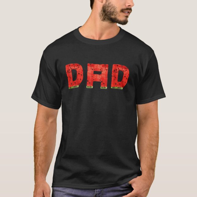 T-shirt Papa Watermelon Summer Melon Fruit Cool (Devant)