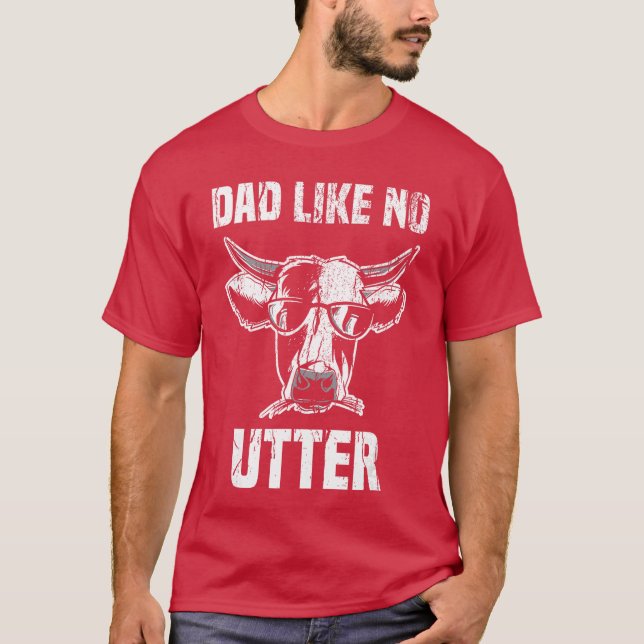 T-shirt Papa wie Keine Utter Funny Fathers Day Animal Word (Devant)