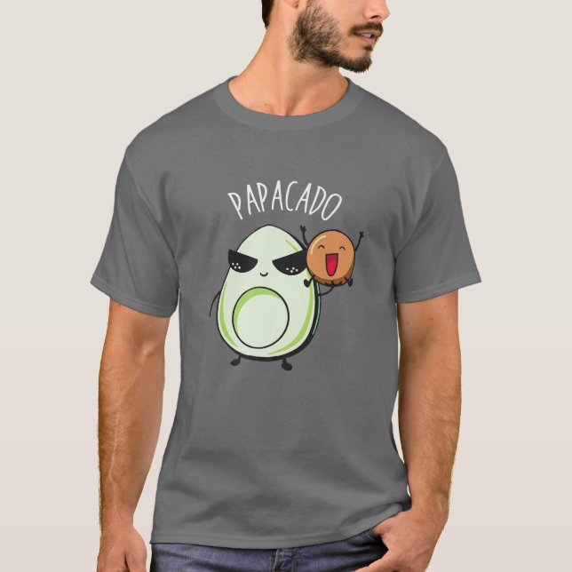 T-shirt Papacado Avocado Pajamas Hommes Papa Faire-part (Devant)
